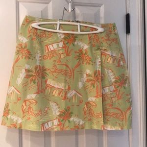 Harold’s tropical print skort